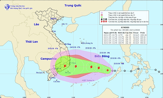 Chiều[-]tối[-]nay[-]22/11,[-]áp[-]thấp[-]nhiệt[-]đới[-]sẽ[-]mạnh[-]lên[-]thành[-]cơn[-]bão[-]số[-]9,[-]diễn[-]biến[-]khó[-]lường